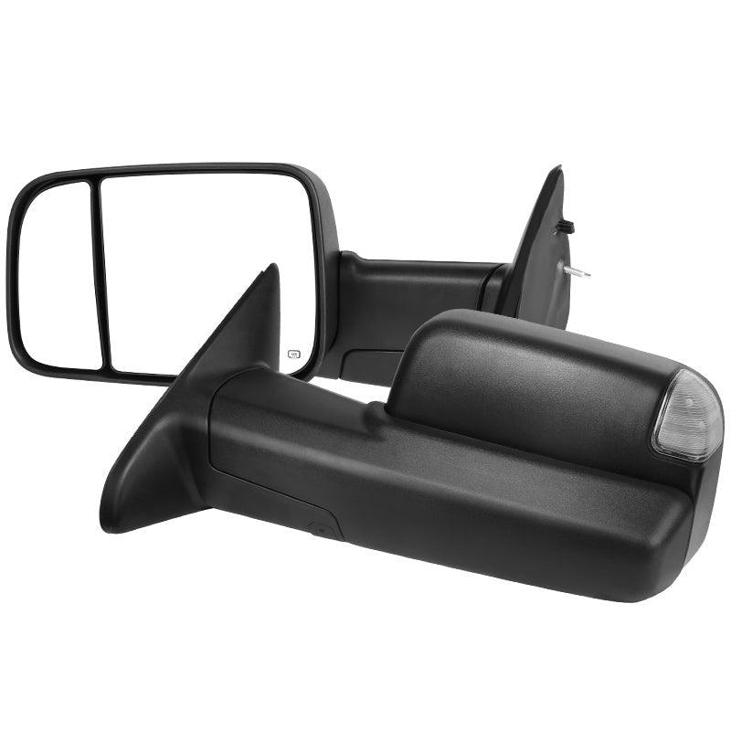 Spec-D Towing Mirrors Dodge Ram (2009-2012) Power / LED / Auto Fold