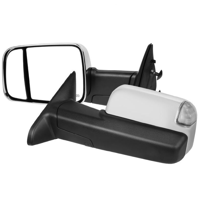 Spec-D Towing Mirrors Dodge Ram (2009-2012) Power / LED / Auto Fold