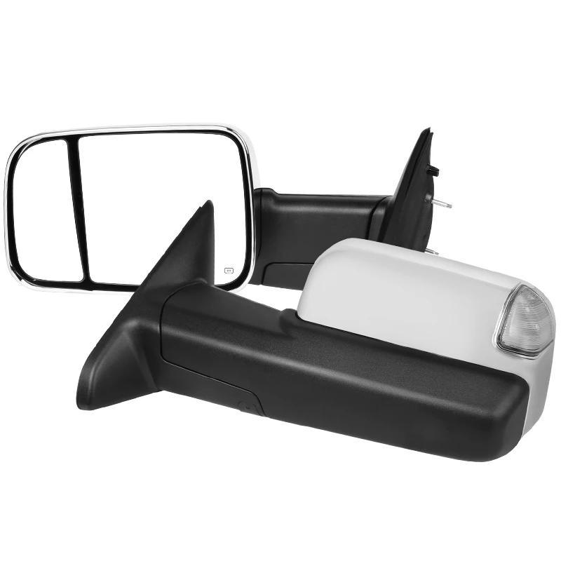 Spec-D Towing Mirrors Ram (2013-2015) 1500 2500 3500 - Power / LED / Auto Fold