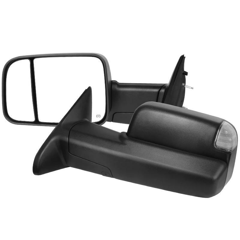 Spec-D Towing Mirrors Ram (2013-2015) 1500 2500 3500 - Power / LED / Auto Fold