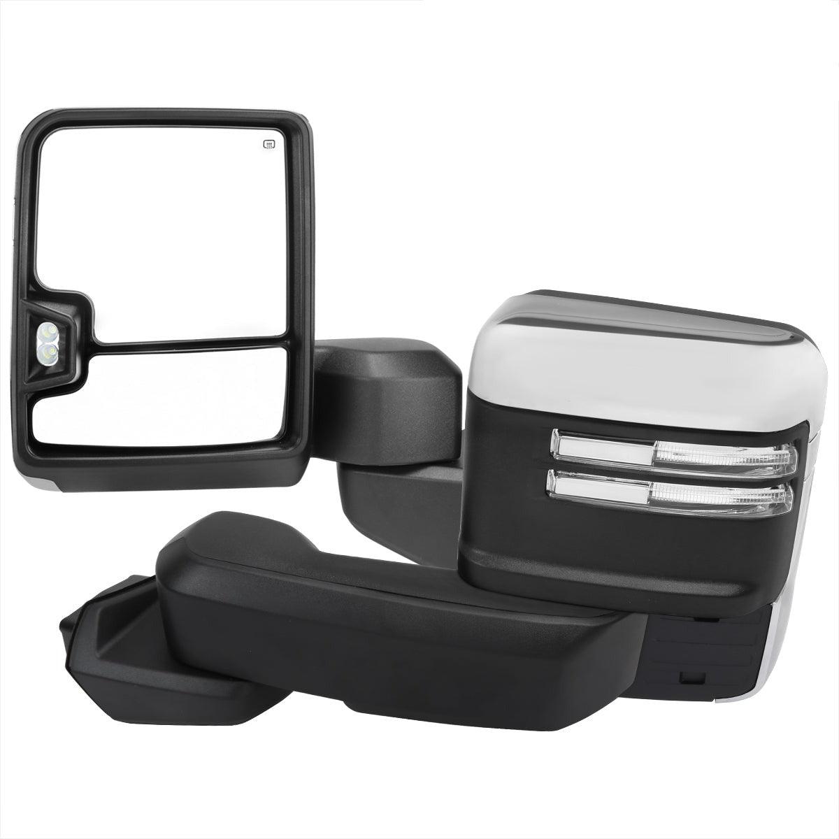 Spec-D Towing Mirrors Chevy Silverado 1500 (2019 2020 2021 2022) Power Heated & Expandable