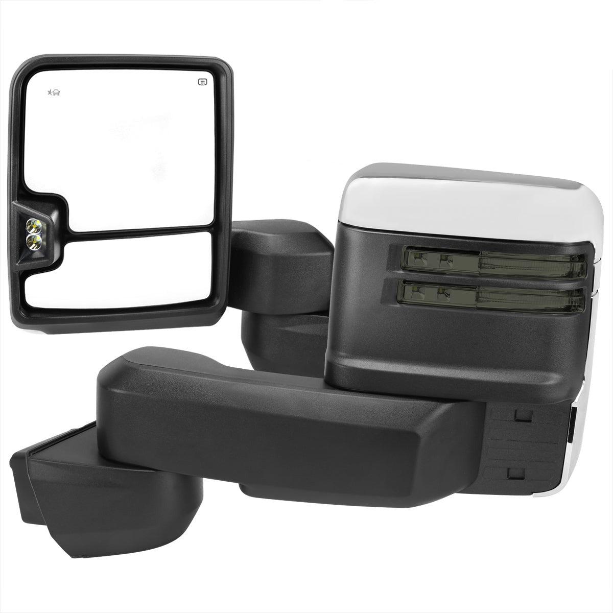 Spec-D Towing Mirrors Chevy Silverado 2500HD & 3500HD (2020 2021 2022) Power, Heated & Expandable