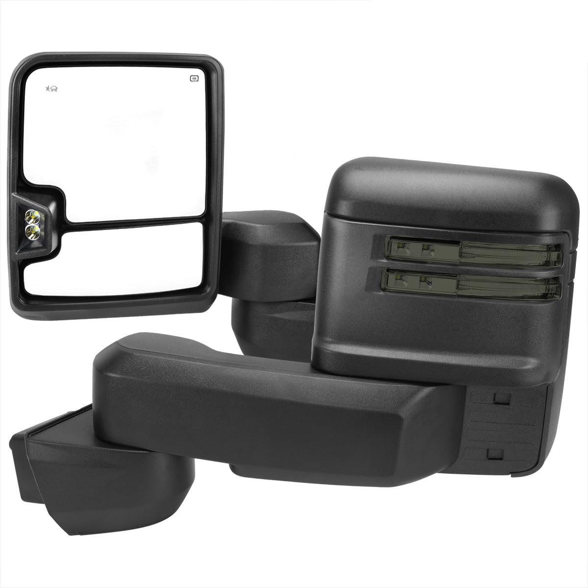 Spec-D Towing Mirrors Chevy Silverado 2500HD & 3500HD (2020 2021 2022) Power, Heated & Expandable