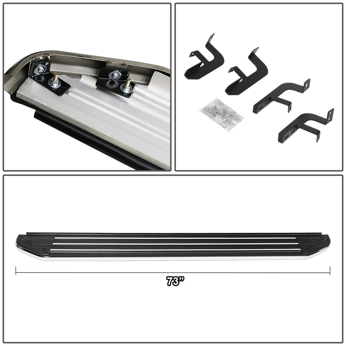 2016-2019 Lexus RX350 RX450H 5.5" Running Boards - Aluminum