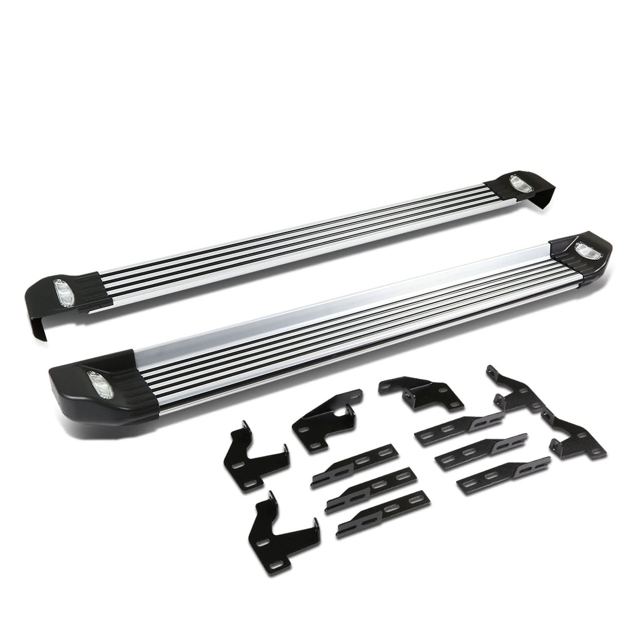09-15 Honda Pilot Aluminum Running Boards 5.25" with Lights
