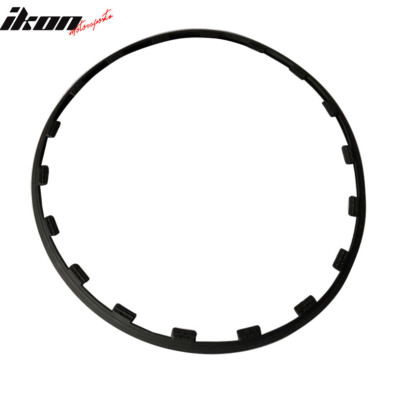 Heavy Duty Wheel Guard Rim Protecting Trim 17in Black