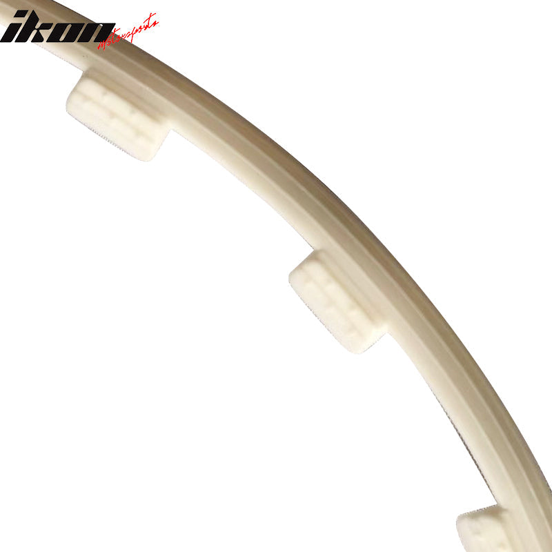 Heavy Duty Wheel Guard Rim Protecting Trim 17in White