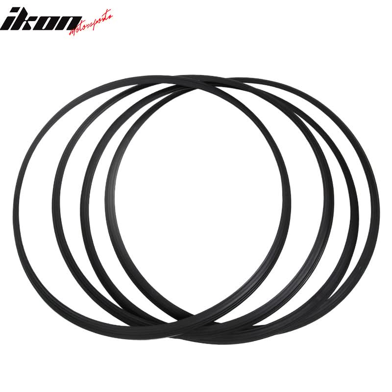 Heavy Duty Wheel Guard Rim Protecting Trim 19in Black