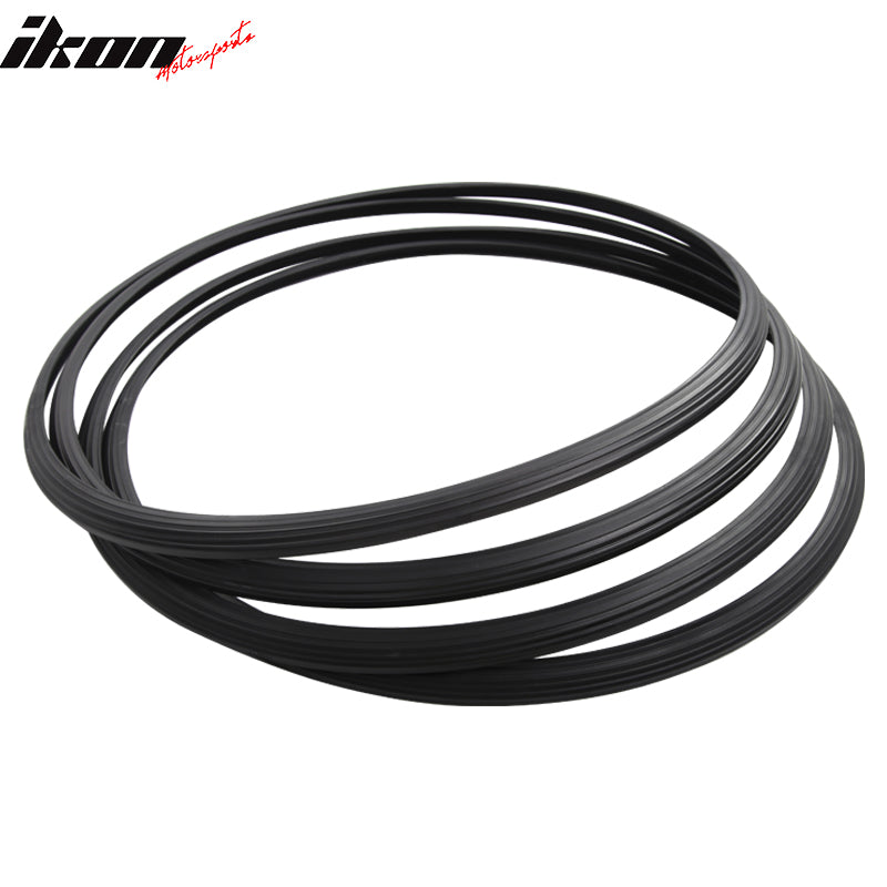 Heavy Duty Wheel Guard Rim Protecting Trim 19in Black