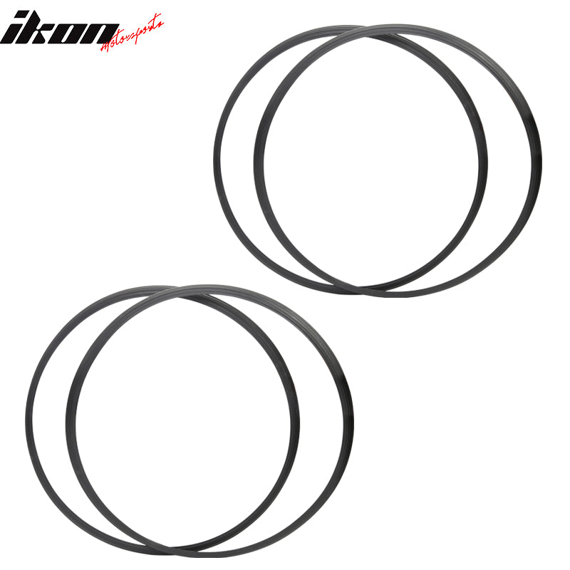 Heavy Duty Wheel Guard Rim Protecting Trim 19in Black