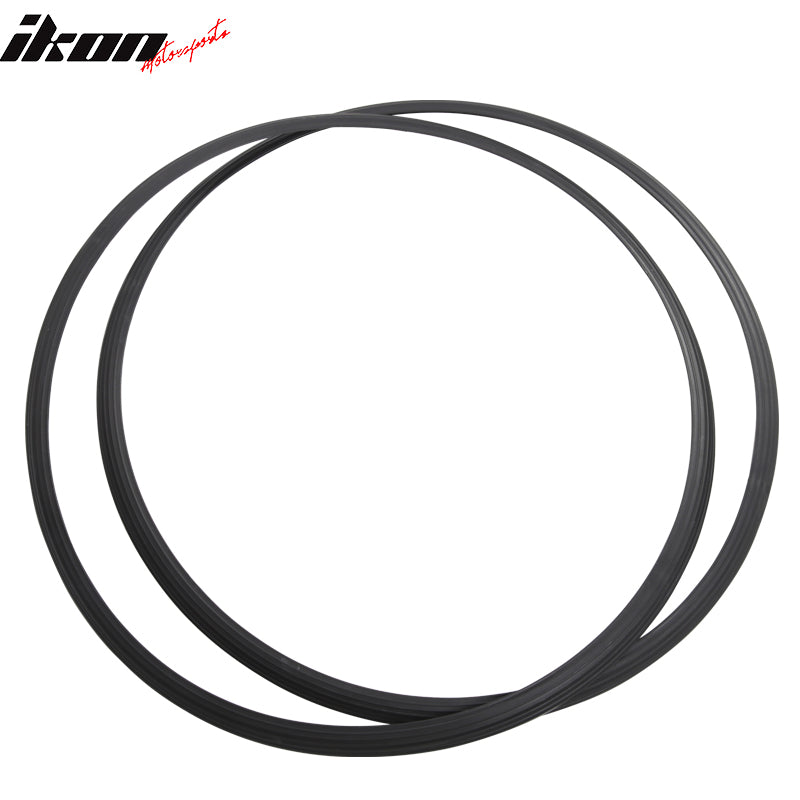 Heavy Duty Wheel Guard Rim Protecting Trim 19in Black