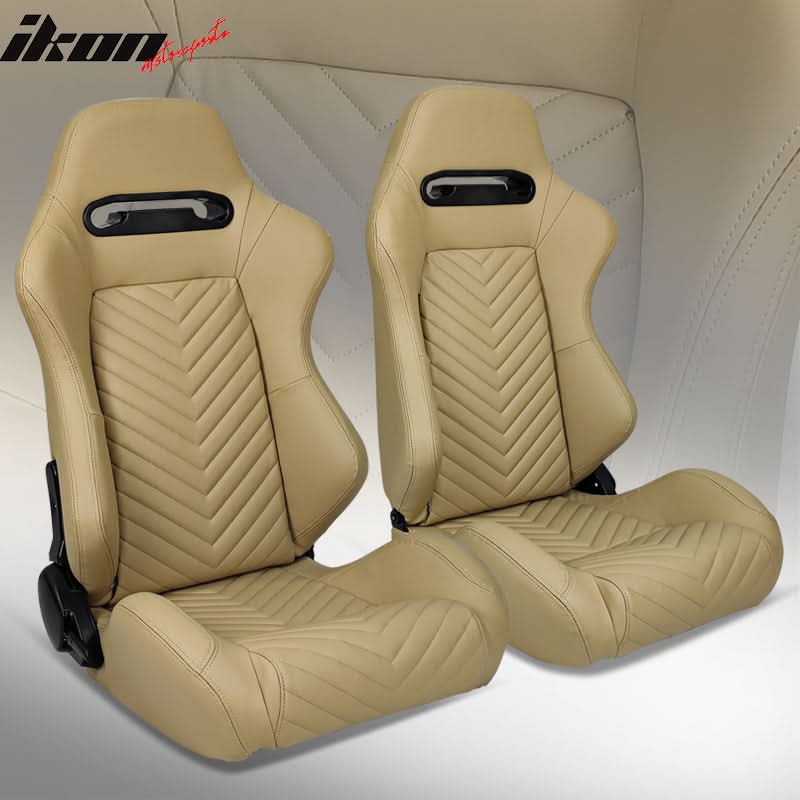 Universal Pair Reclinable Racing Seat with Dual Slider