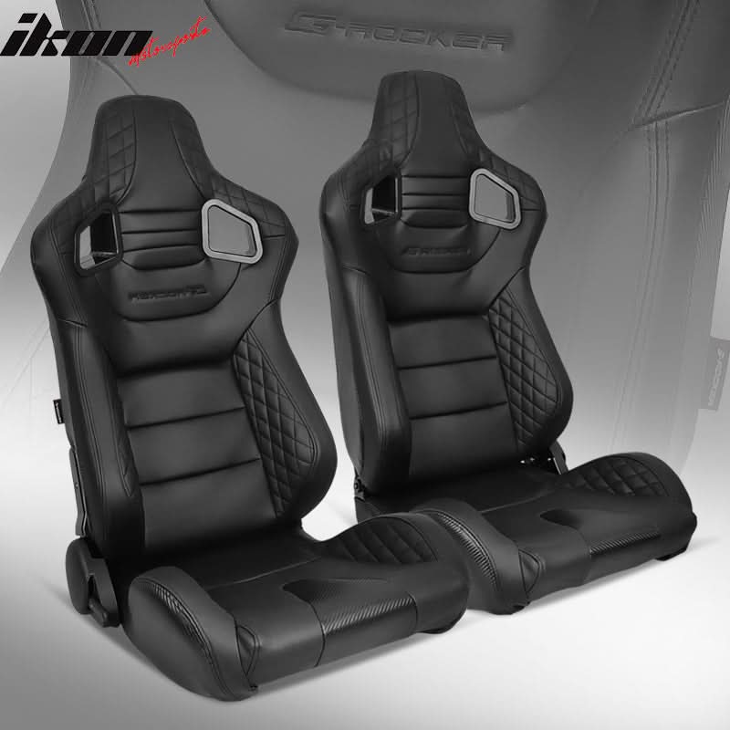 Universal Pair Reclinable Racing Seat with Dual Slider