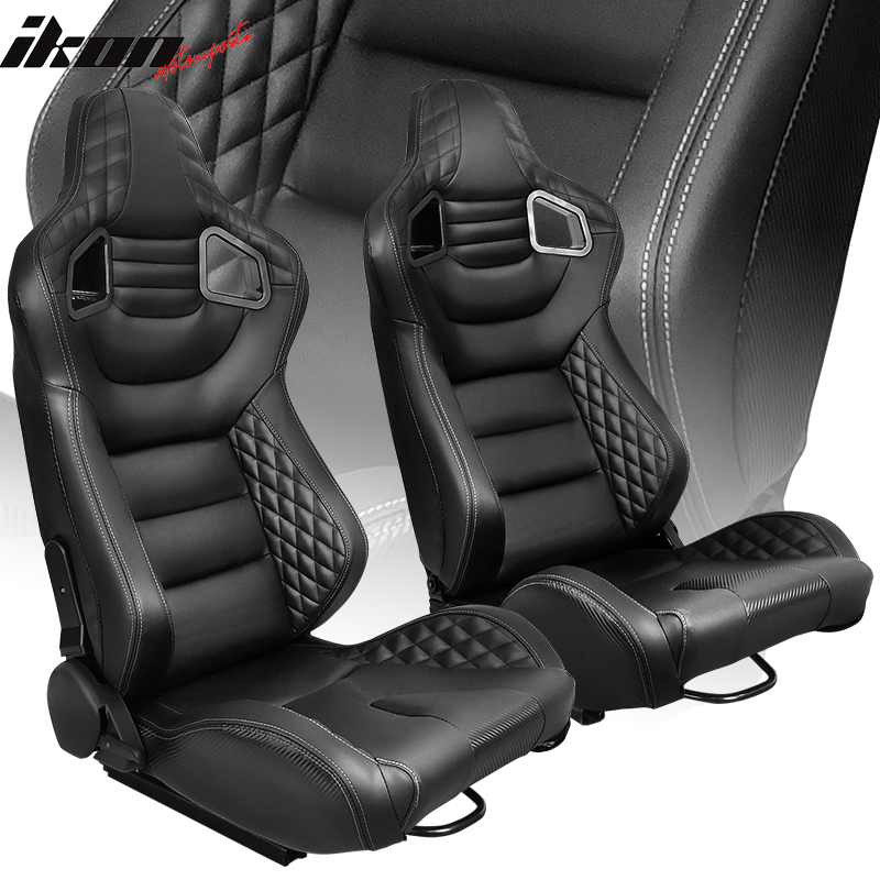 Universal Pair Reclinable Racing Seat with Dual Slider