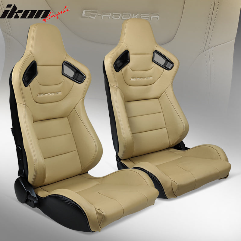 Universal Pair Reclinable Racing Seat with Dual Slider