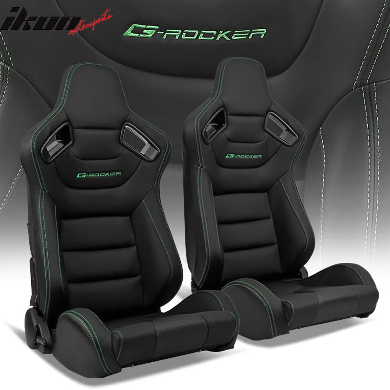Universal Pair Reclinable Racing Seat with Dual Slider