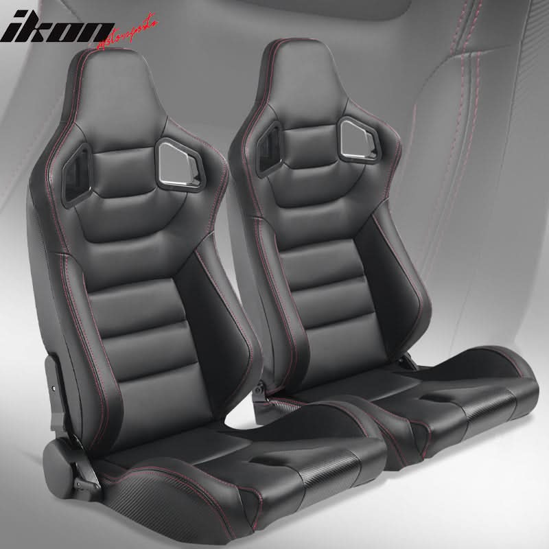 Universal Pair Reclinable Racing Seat with Dual Slider