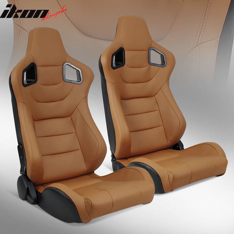 Universal Pair Reclinable Racing Seat with Dual Slider
