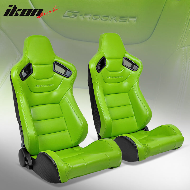 Universal Pair Reclinable Racing Seat with Dual Slider