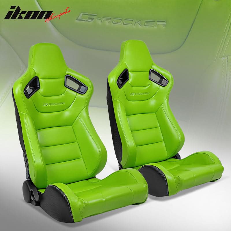 Universal Pair Reclinable Racing Seat with Dual Slider