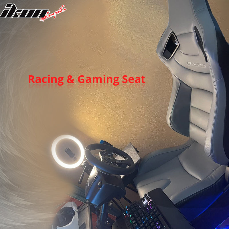 Universal Reclinable Right Passenger Side Racing Seat Dual Slider