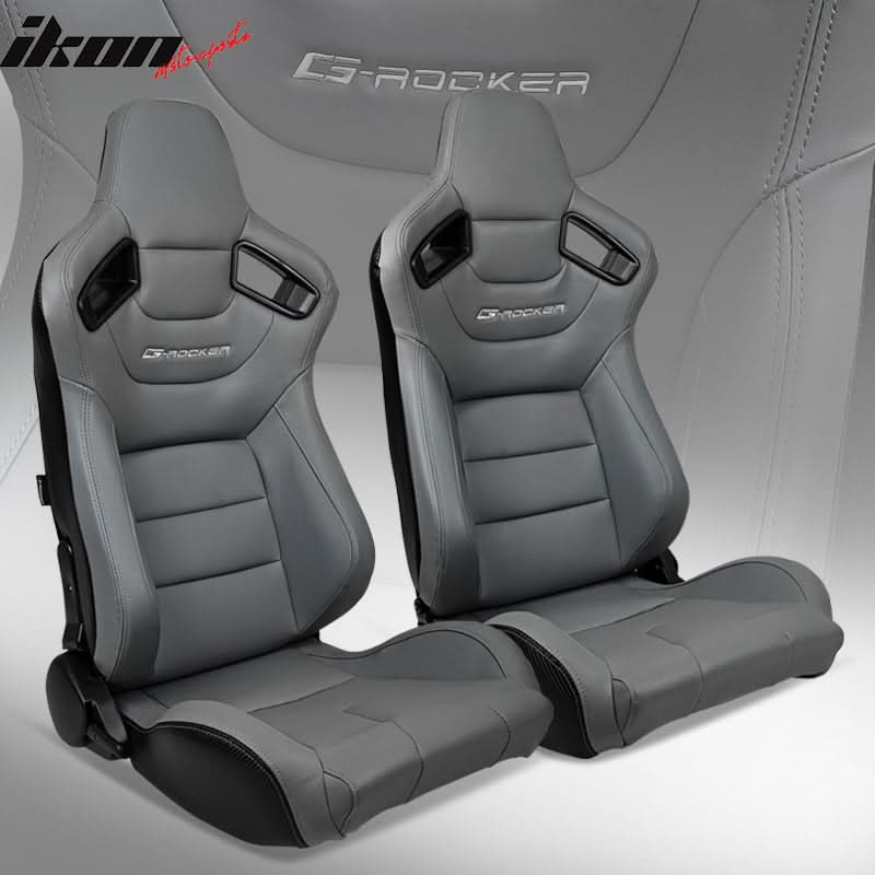 Universal Pair Reclinable Racing Seat with Dual Slider