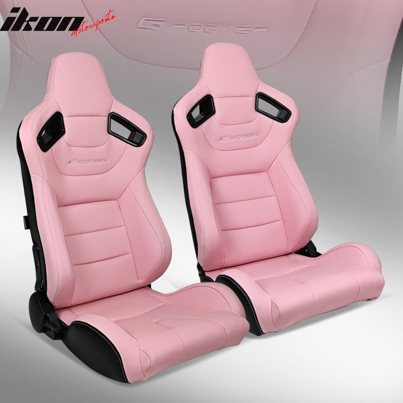 Universal Pair Reclinable Racing Seat with Dual Slider