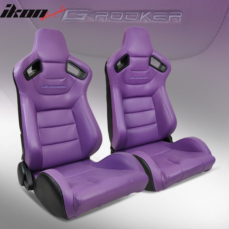 Universal Pair Reclinable Racing Seat with Dual Slider