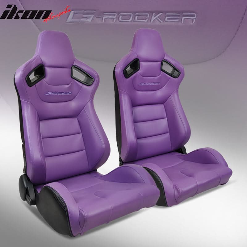 Universal Pair Reclinable Racing Seat with Dual Slider