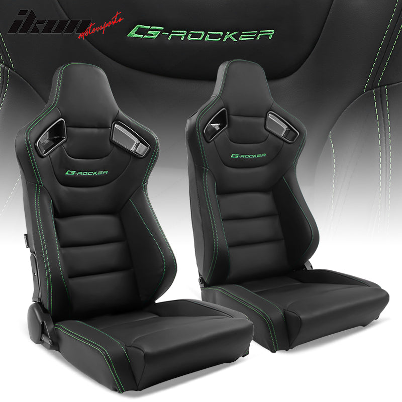 Universal Pair Reclinable Racing Seat with Dual Slider