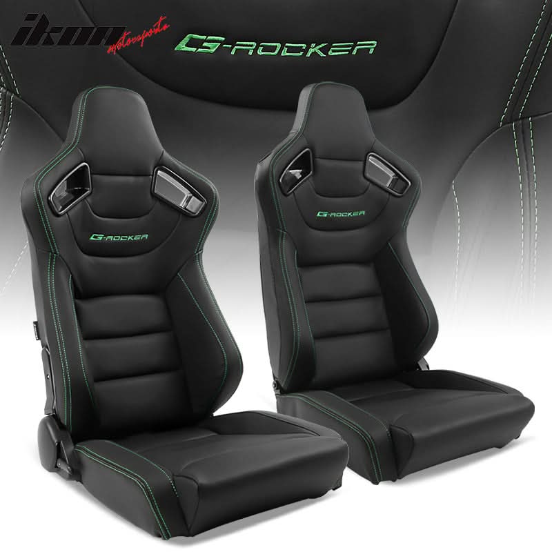 Universal Pair Reclinable Racing Seat with Dual Slider