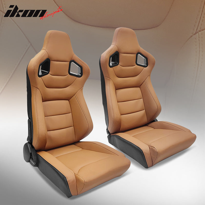 Universal Pair Reclinable Racing Seat with Dual Slider