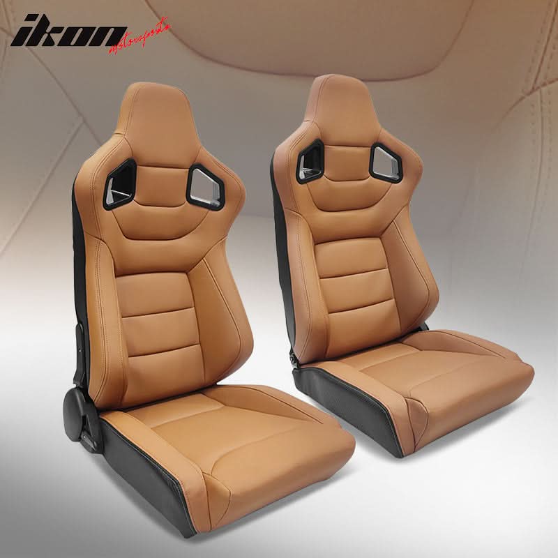 Universal Pair Reclinable Racing Seat with Dual Slider