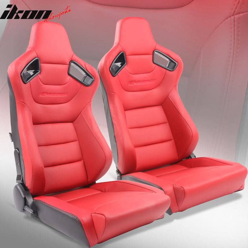 Universal Pair Reclinable Racing Seat with Dual Slider