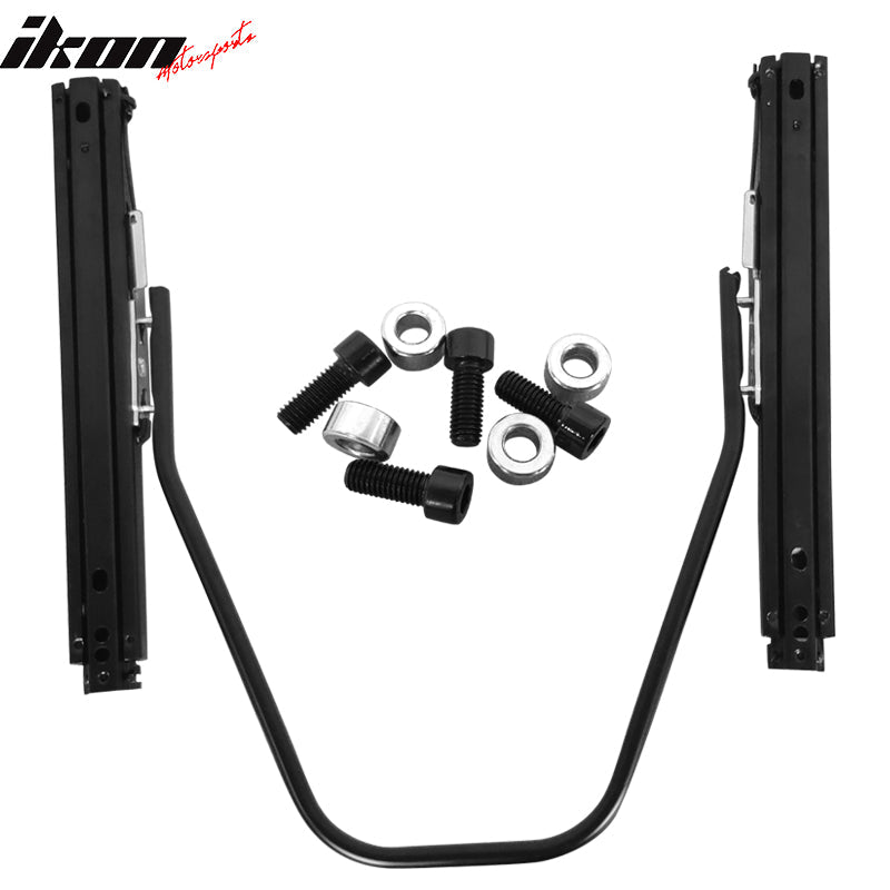 Universal Racing Seat Dual Slider PU Carbon Leather