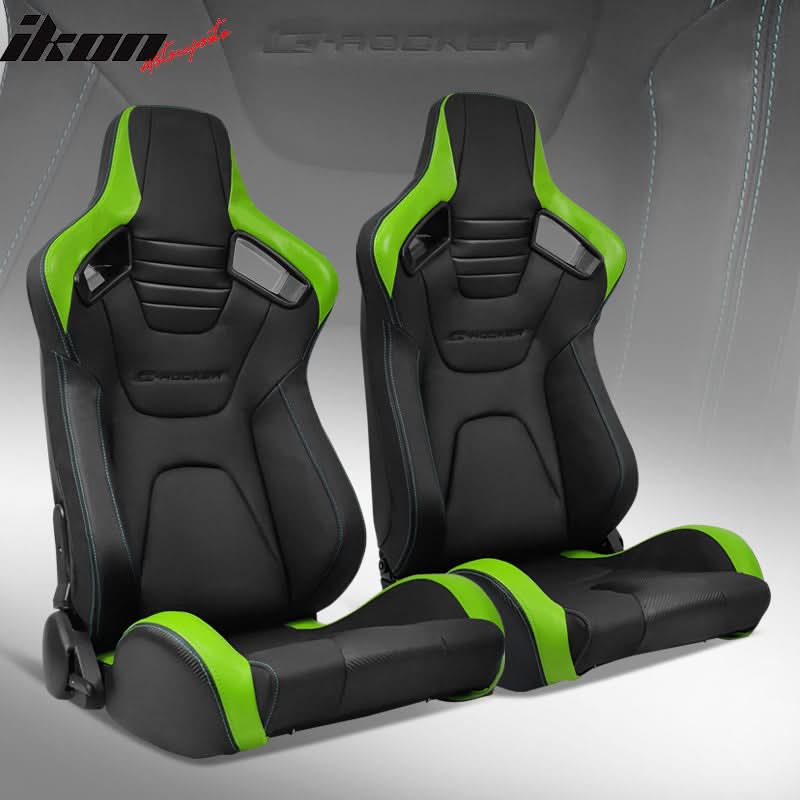 Universal Pair Reclinable Racing Seat with Dual Slider