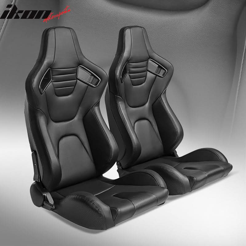 Universal Pair Reclinable Racing Seat with Dual Slider