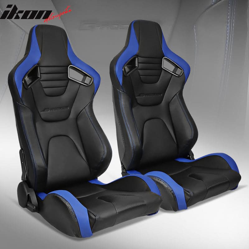 Universal Pair Reclinable Racing Seat with Dual Slider
