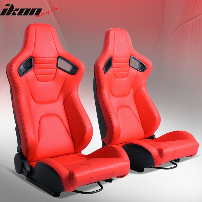 Universal Pair Reclinable Racing Seat with Dual Slider