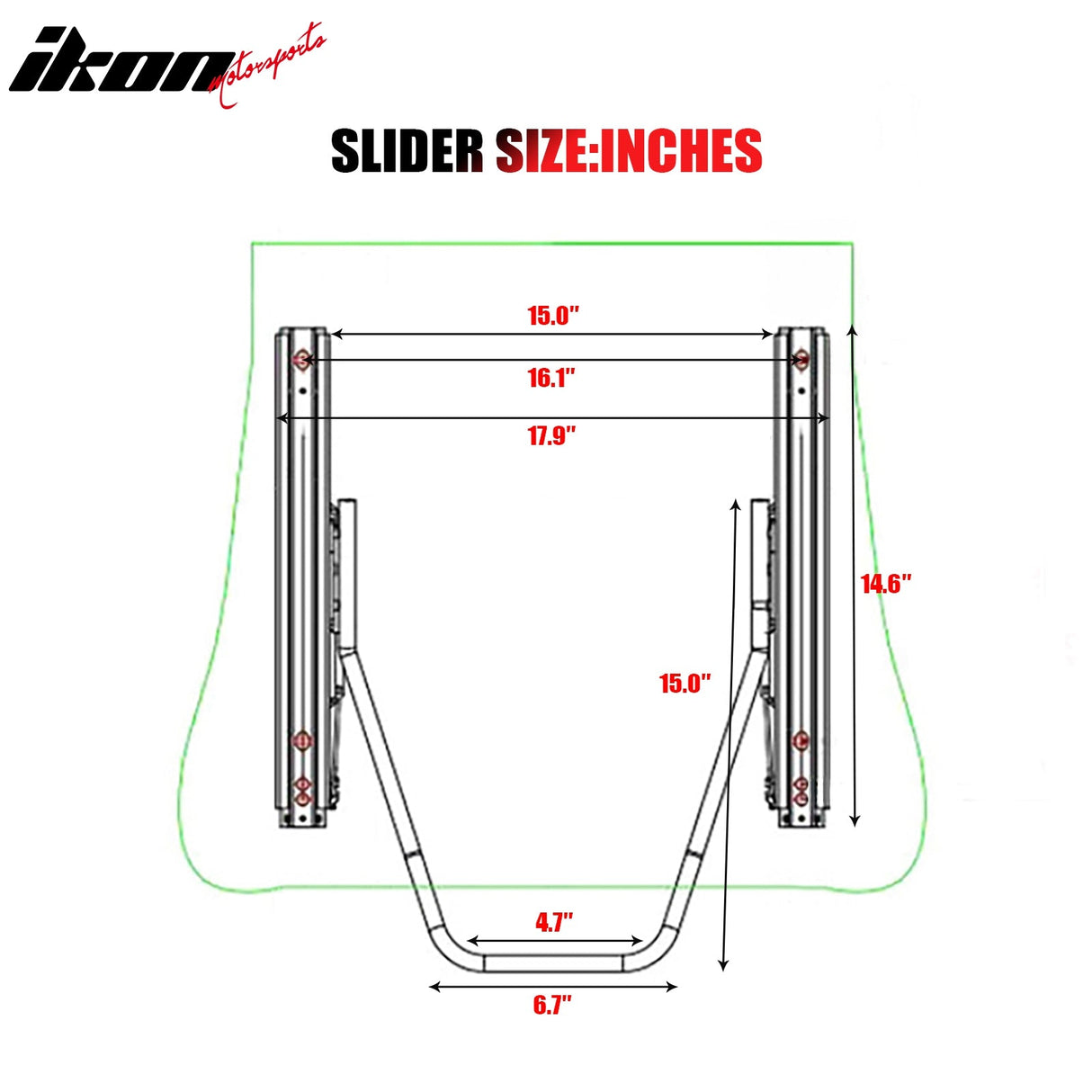 Universal Racing Bucket Seats Slider Suede Left+ Right Silver Black