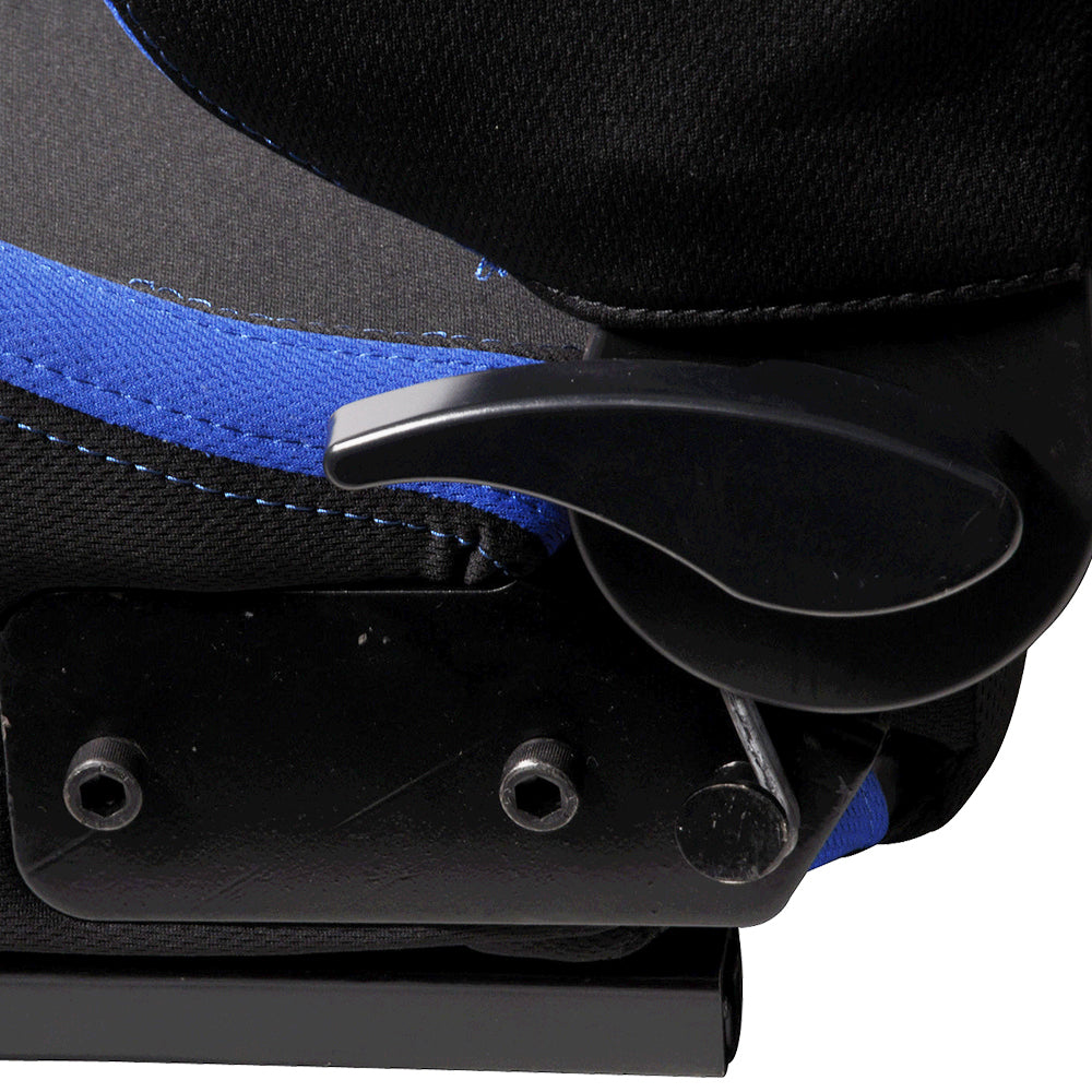 Universal JDM Style Black Blue Racing Seats Cloth
