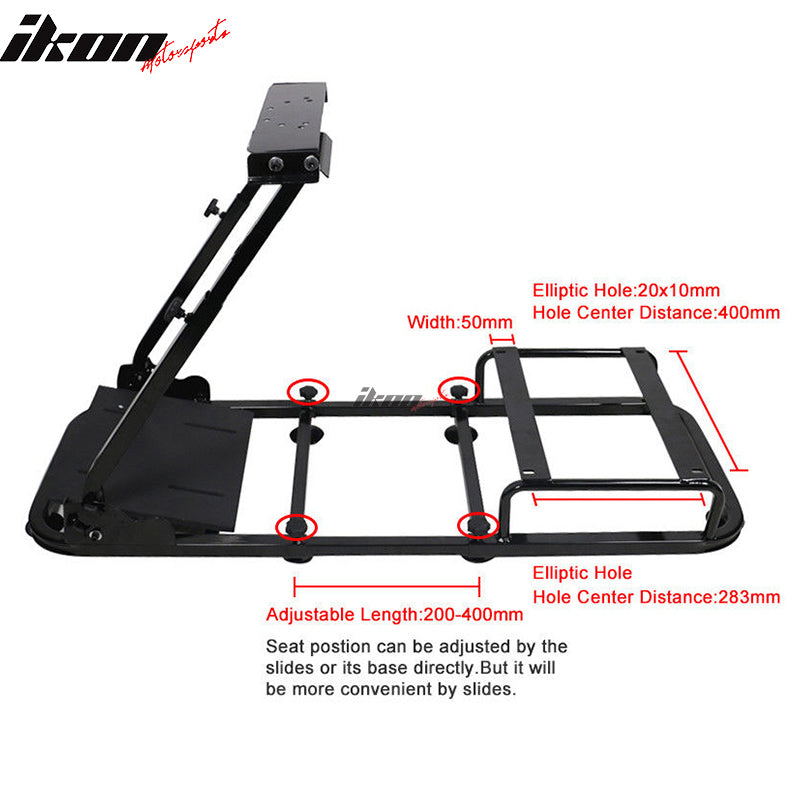 Simulator Cockpit Driving Seat Reclinable & Gear Shifter Mount