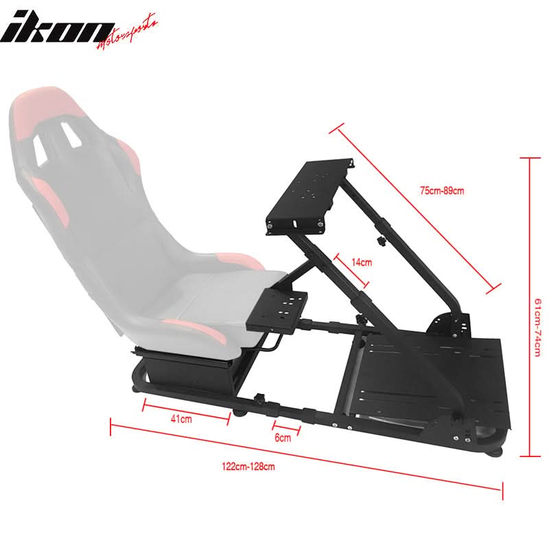 Blue Racing Seat Steering Wheel Stand Logitech G29 Thrustmaster