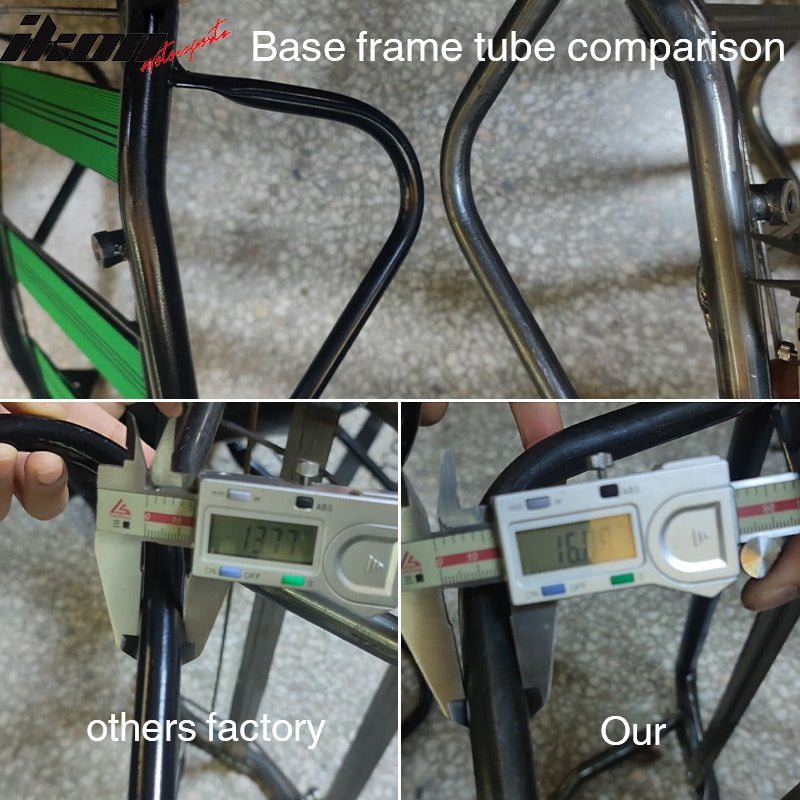 Universal 2x Reclinable Racing Seats Dual Slider Suede PU Carbon Leath