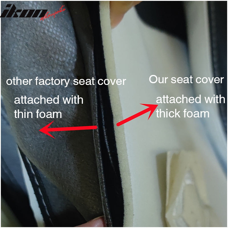 Universal X2 Reclinable Honeycomb Racing Seat + Dual Slider PU Leather