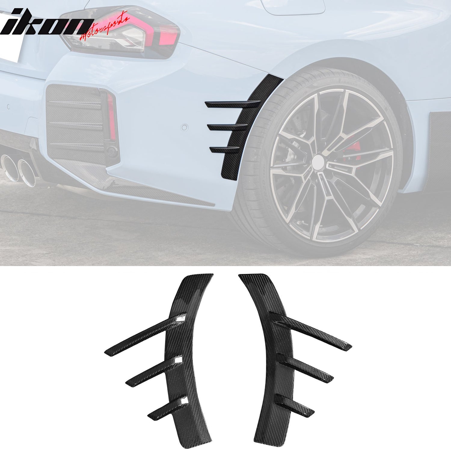 2023-2024 BMW G87 M2 M Performance Front Rear Spats Carbon Fiber