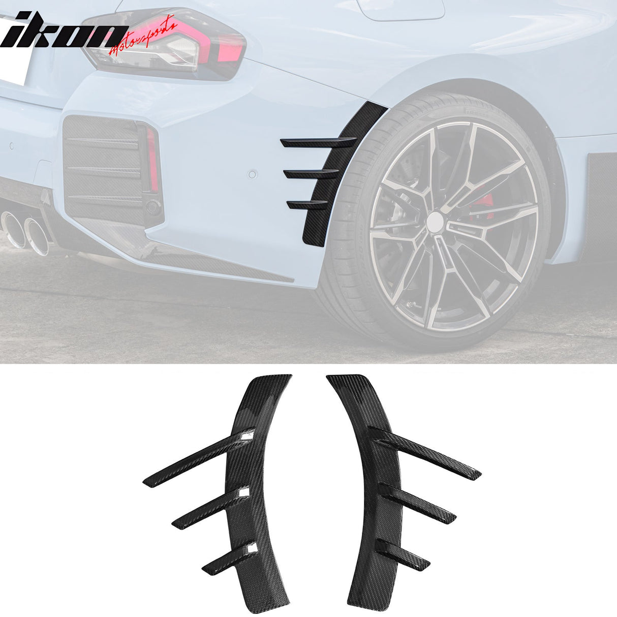 2023-2024 BMW G87 M2 M Performance Rear Side Spats