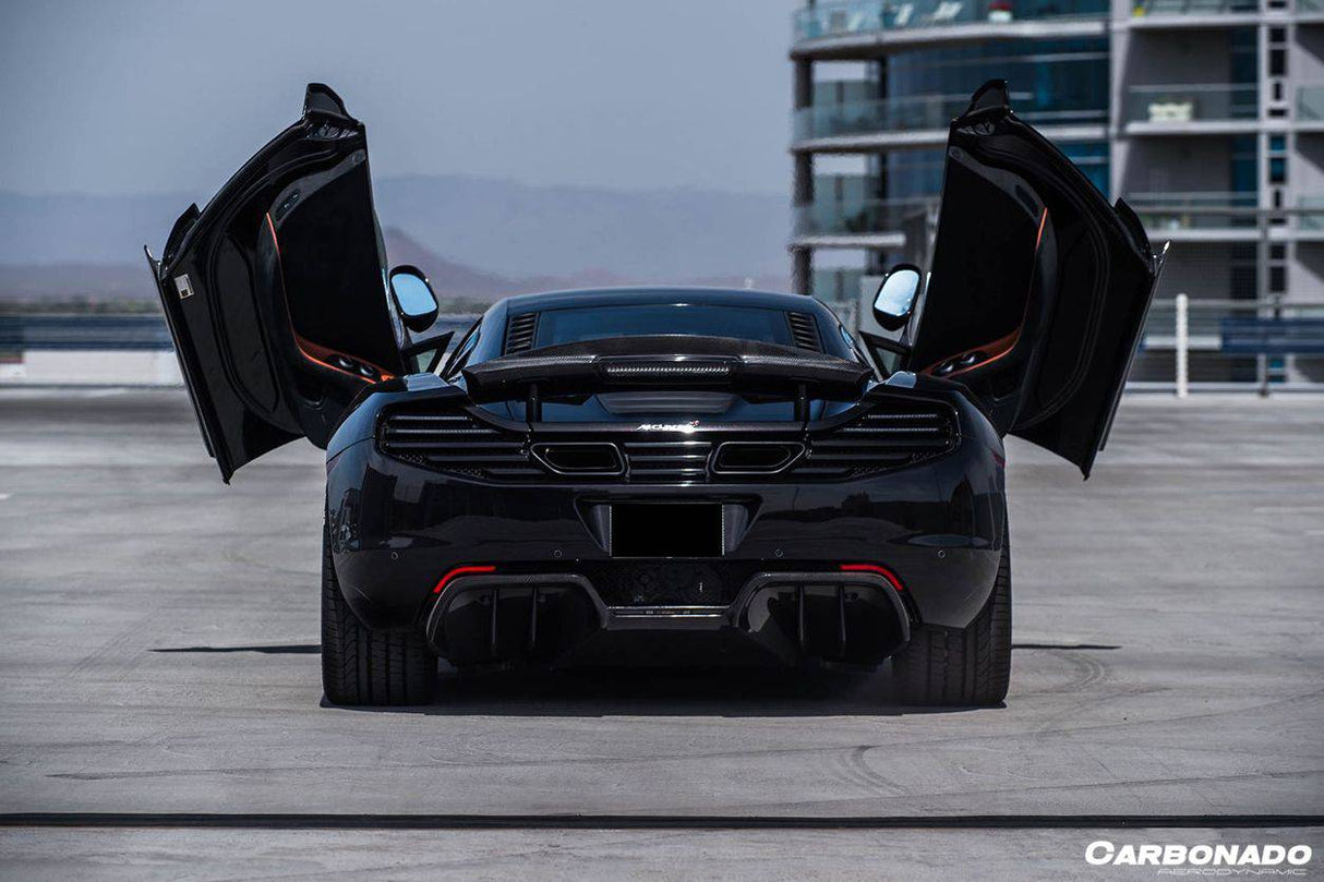 2011-2017 McLaren MP4 12C 650S DPR Style Carbon Fiber Rear Diffuser
