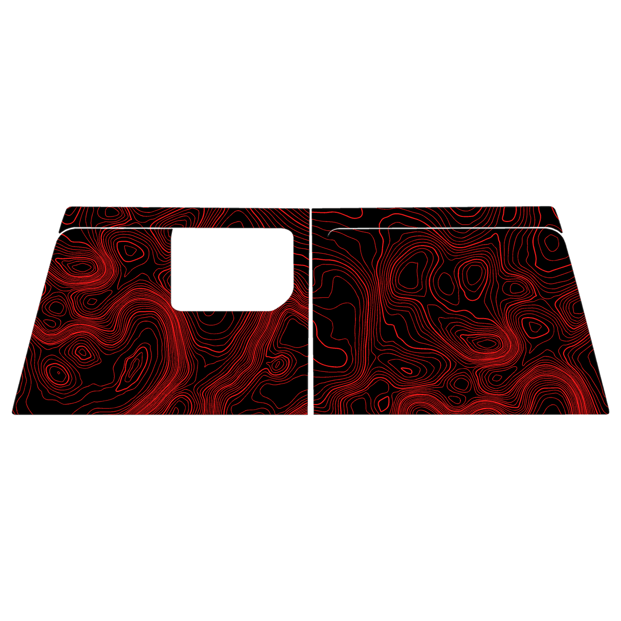 Topographic Map Premium Print Vinyl Rolls (3' or 6') - Matte Finish