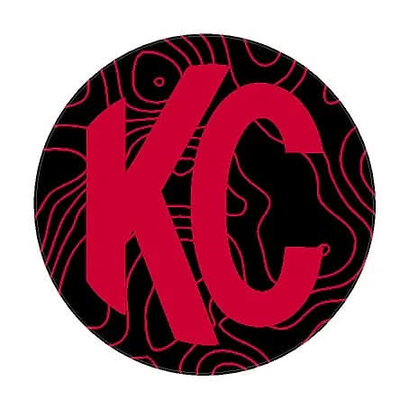 KC HiLITES Pro6 / Titan Gravity Light Cover Topo Overlays (Pair) - Universal